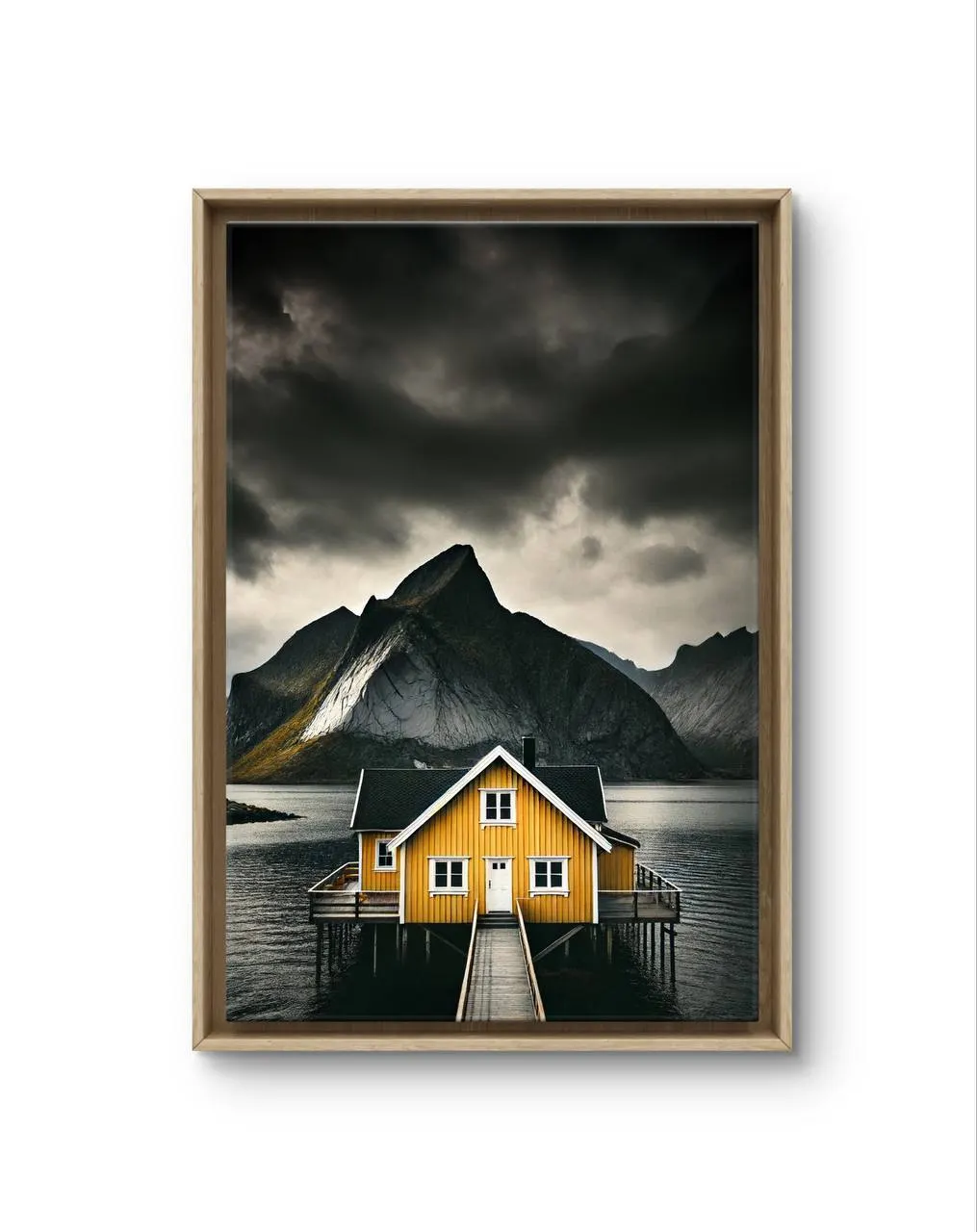 Bellucci - Yellow Haven by the Waterside — Fotografie Kunstdruck von Bellucci