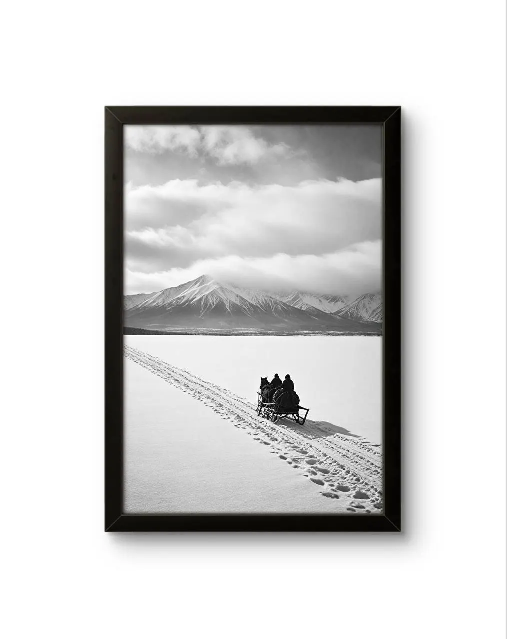 Bonaque - Journey Through the Winter Silence — Fotografie Kunstdruck von Bonaque