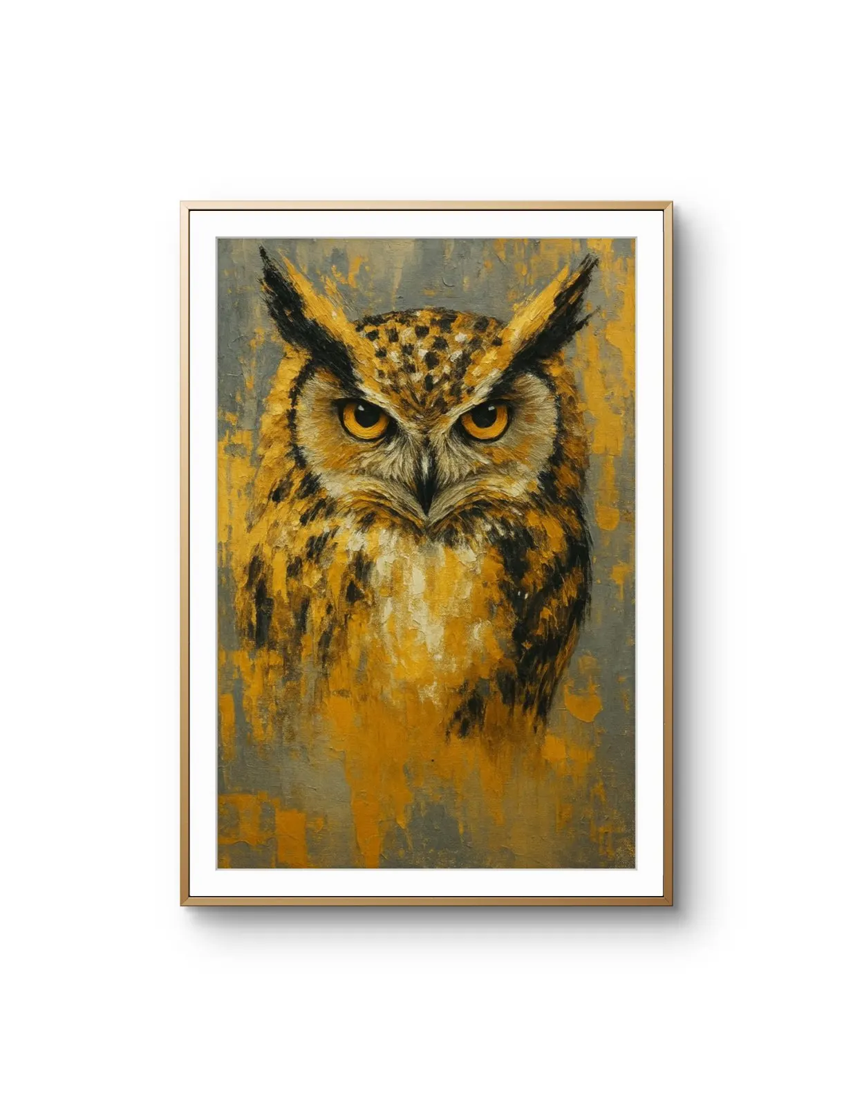 Elena Aureli - Eyes of the Night — Mixed Media Fine Kunstdruck von Elena Aureli