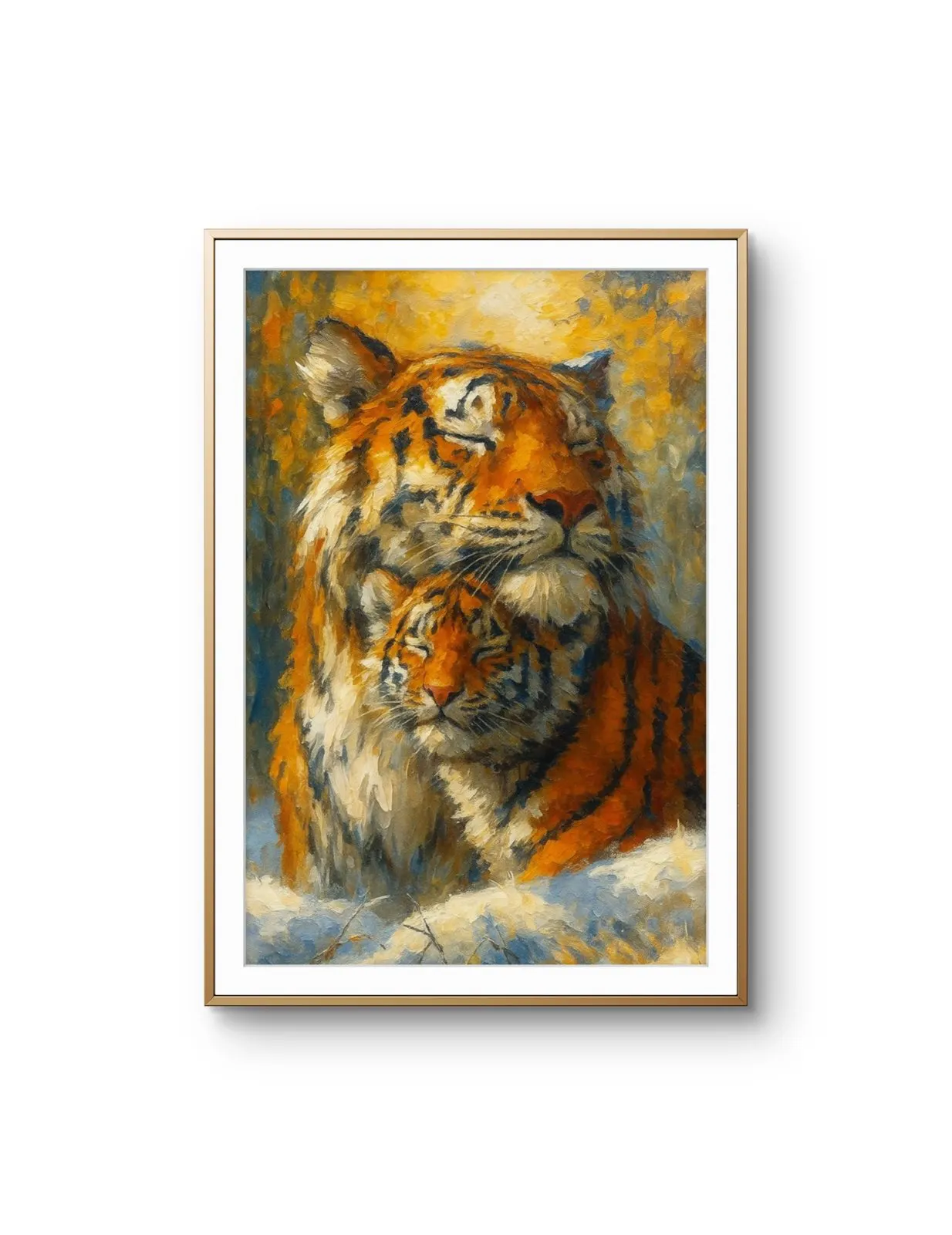 Elena Aureli - The Majestic Bond — Mixed Media Fine Kunstdruck von Elena Aureli