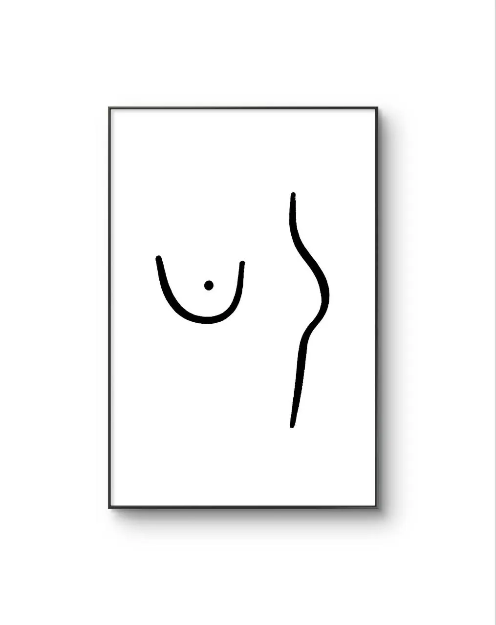 Felix – Abstract Feminine Form — Moderne und zeitgenössische Kunst von Fine Kunstdruck von Felix
