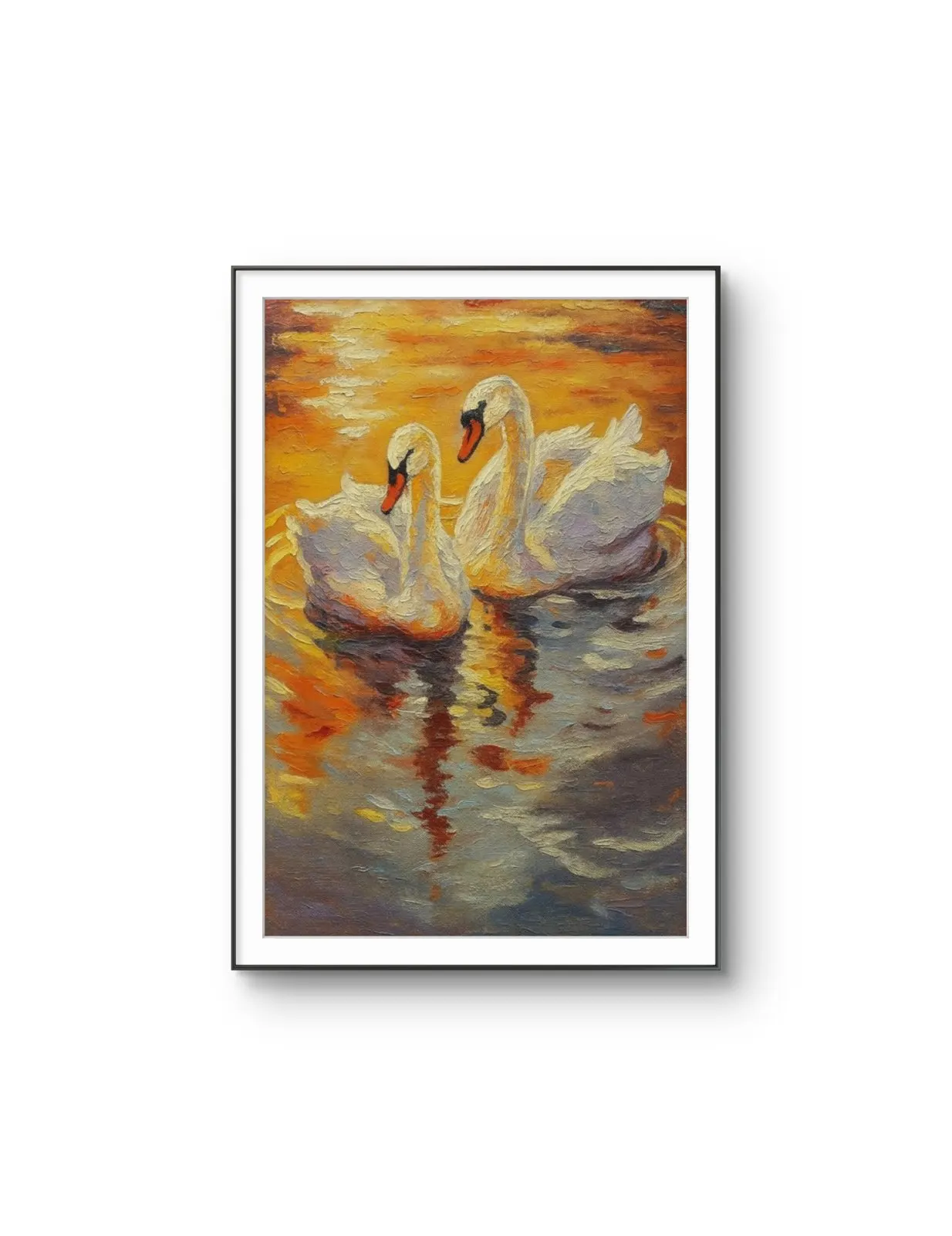Henri des Bois - Eternal Love — Mixed Media Fine Kunstdruck von Henri des Bois