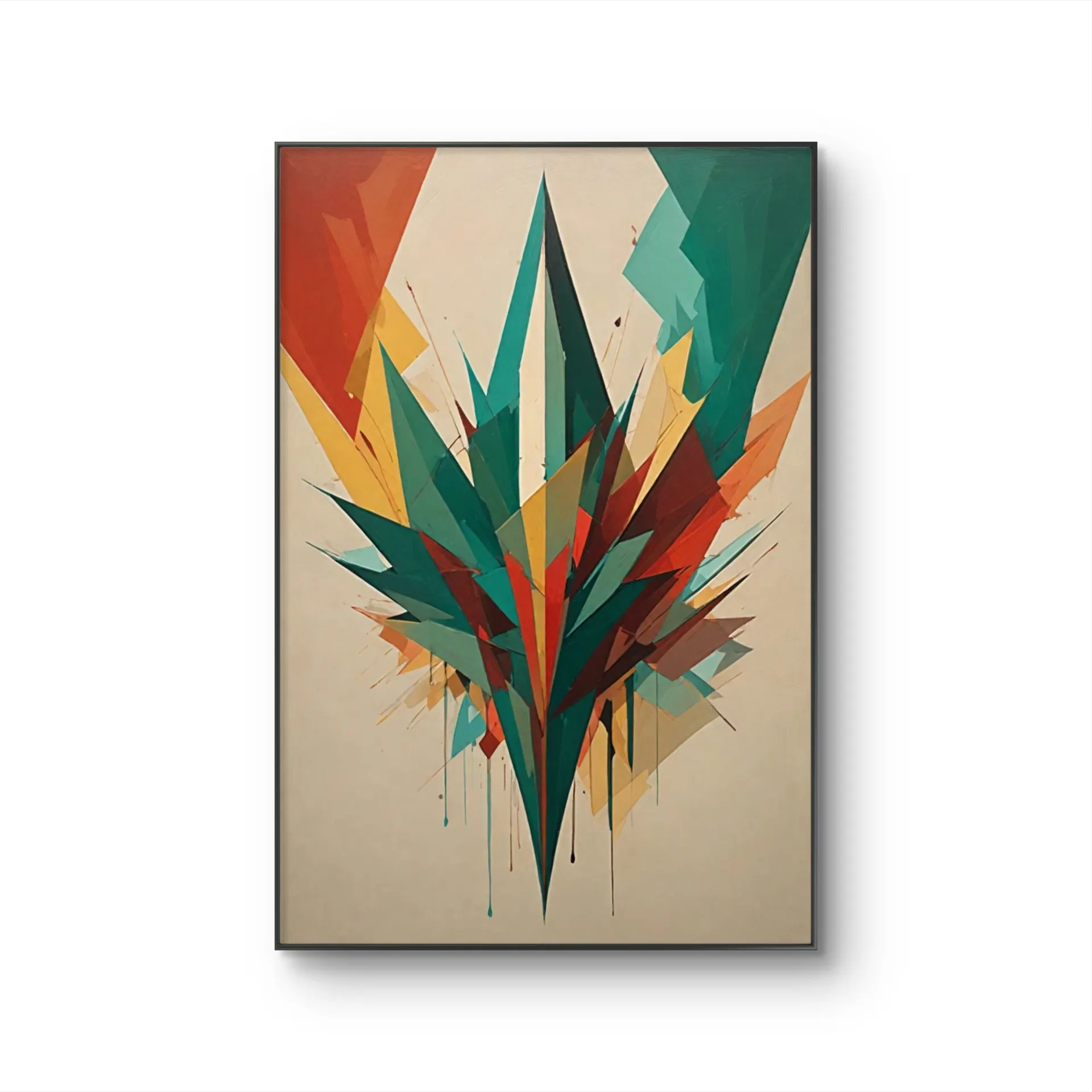 Litvin - Explosive Growth — Mixed Media Fine Kunstdruck von Litvin