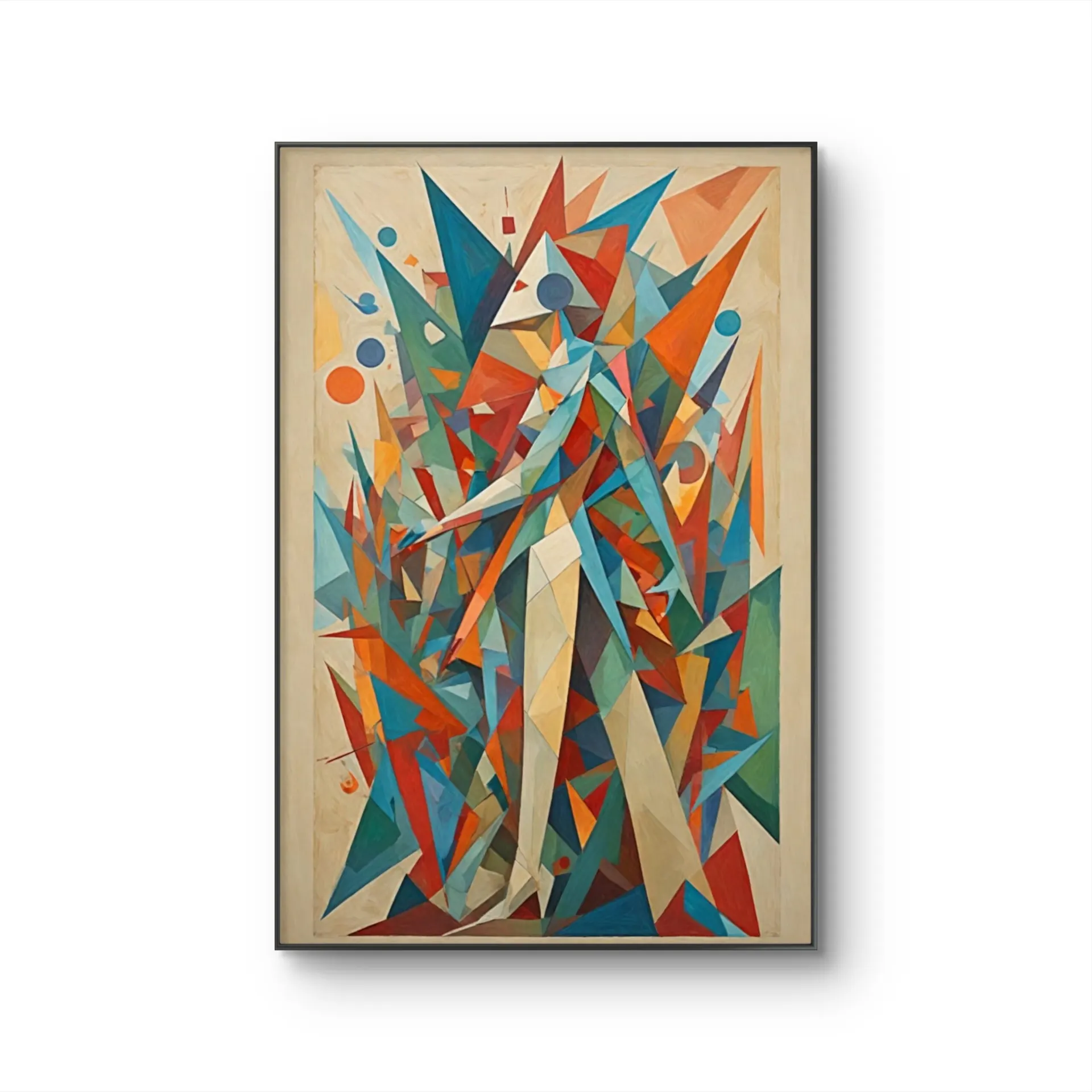 Litvin - Fractured Elegance — Mixed Media Fine Kunstdruck von Litvin