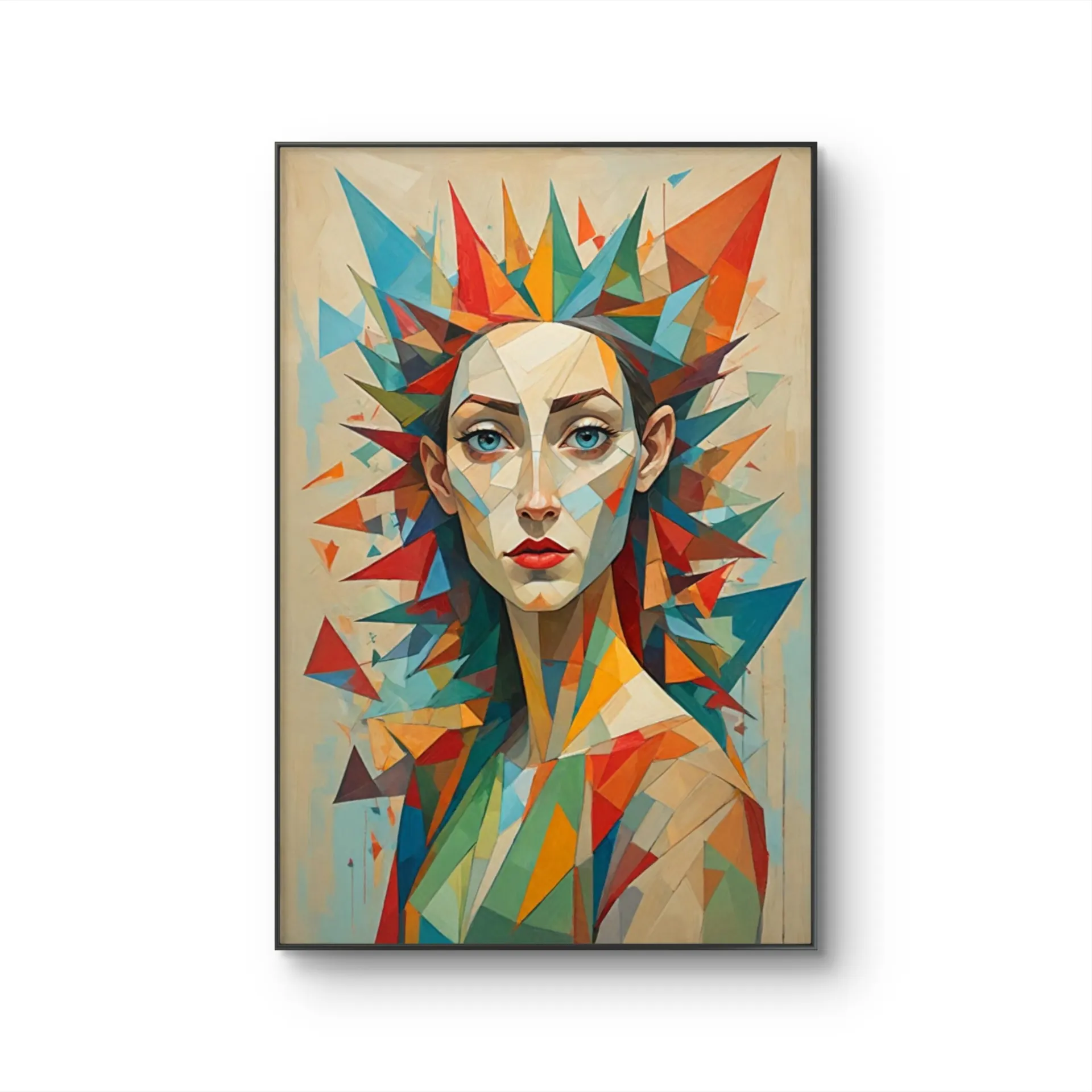 Litvin - Prismatic Gaze — Mixed Media Fine Kunstdruck von Litvin