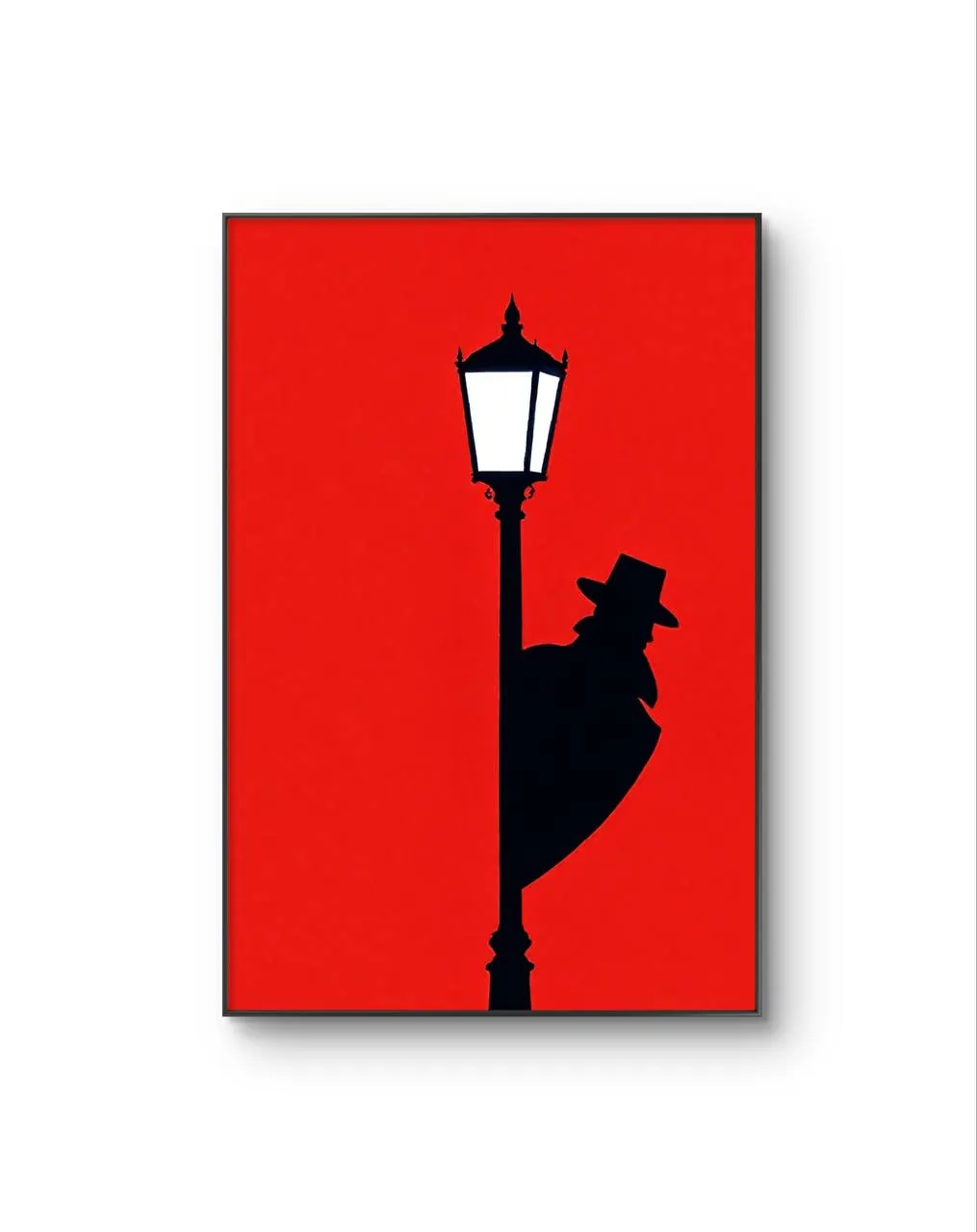 Rodrigo - The Watcher in the Night — Mixed Media Fine Kunstdruck von Rodrigo
